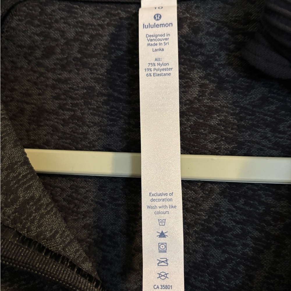 lululemon athletica Dark Gray Zip-Up - Picture 2 of 5
